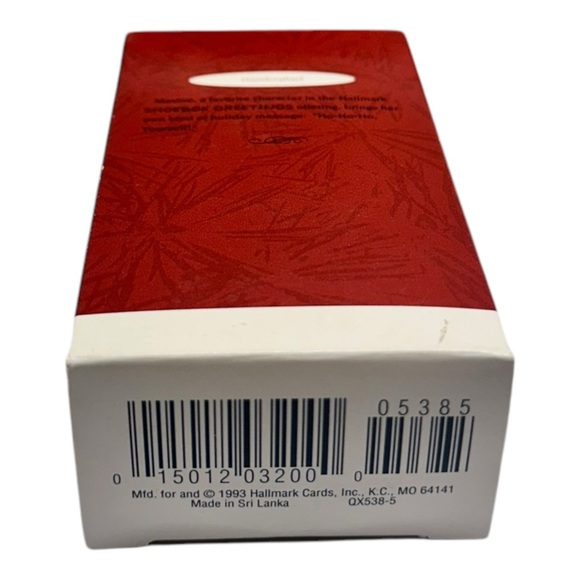 Hallmark Christmas Ornament Maxine NEW 1993 Bunny Slippers Humor - Picture 6 of 6